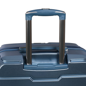 Prosperous 21" Hardside Checked 8 Wheel Expandable Spinner (Metallic Blue)