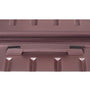 Prosperous Metallic 28" Hardside Checked 8 Wheel Expandable Spinner (Metallic Pink)