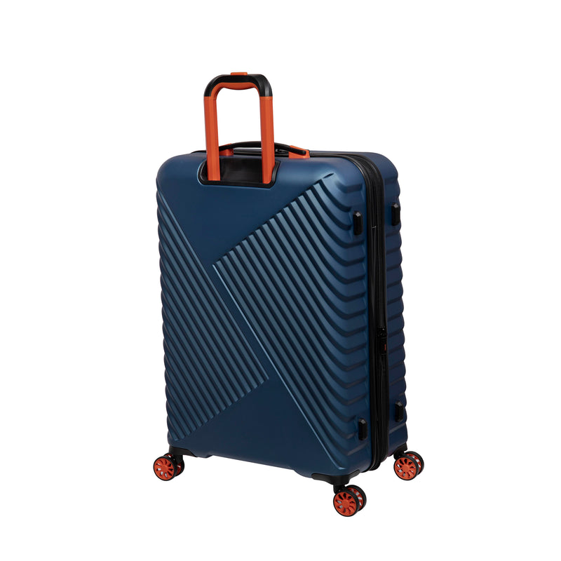 Inclining 3 Piece Hardside 8 Wheel Expandable Spinner Set (Electric Blue)