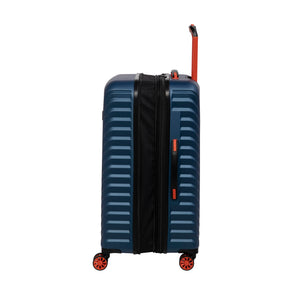 Inclining 3 Piece Hardside 8 Wheel Expandable Spinner Set (Electric Blue)