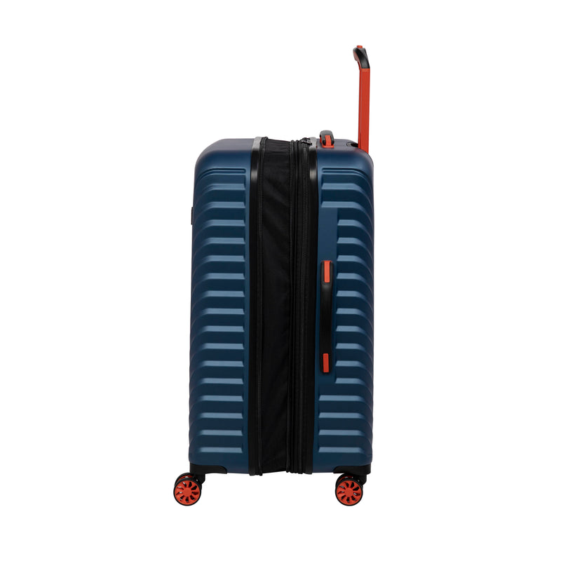 Inclining 3 Piece Hardside 8 Wheel Expandable Spinner Set (Electric Blue)
