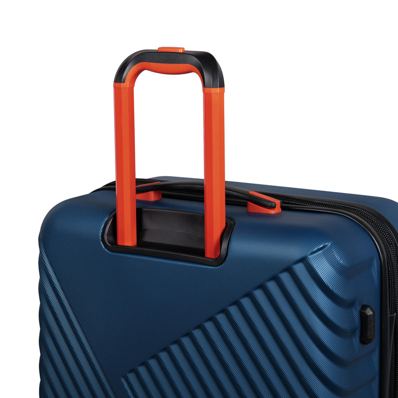 Inclining 3 Piece Hardside 8 Wheel Expandable Spinner Set (Electric Blue)