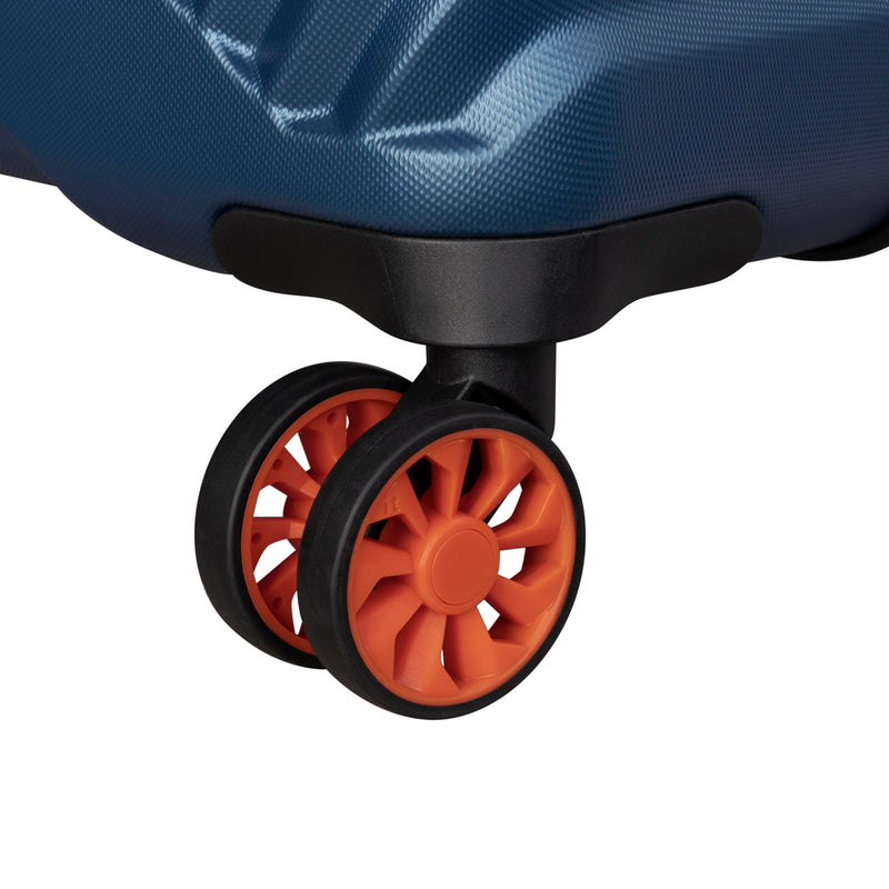 Inclining 3 Piece Hardside 8 Wheel Expandable Spinner Set (Electric Blue)