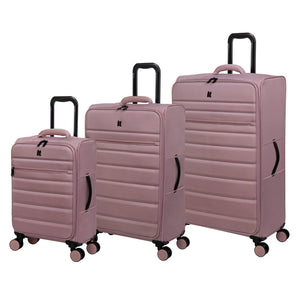 Census 28" Softside Checked 8 Wheel Spinner (Soft Pink)