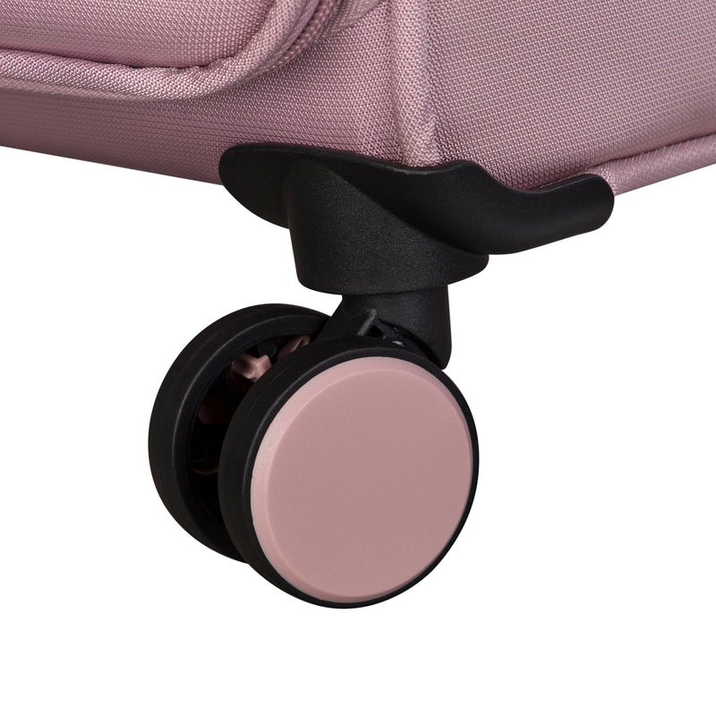 Census 28" Softside Checked 8 Wheel Spinner (Soft Pink)