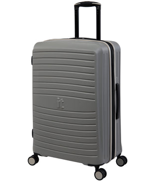 ECO-Protect 27" Hardside 8 Wheel Expandable Spinner Luggage (Grey Skin)