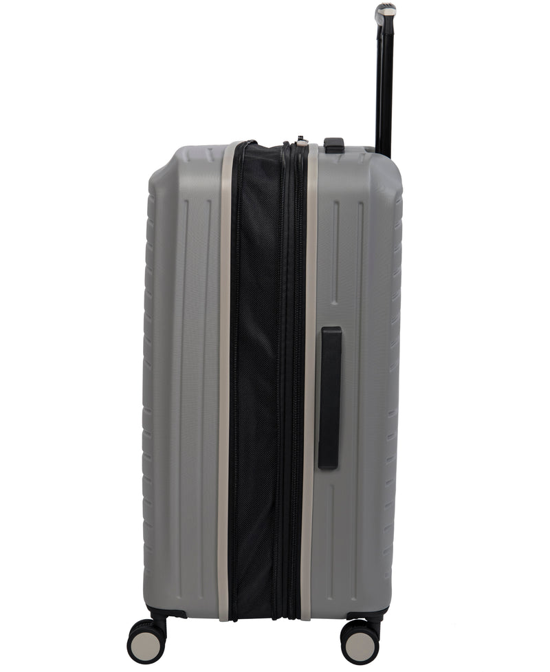 ECO-Protect 27" Hardside 8 Wheel Expandable Spinner Luggage (Grey Skin)