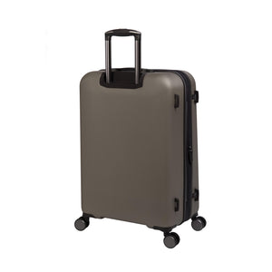 Quaint 31" Hardside Checked 8 Wheel Expandable Spinner (Cobblestone with Mulch Black Trim)