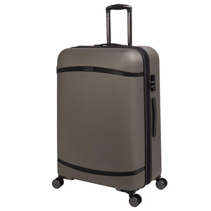 Quaint 31" Hardside Checked 8 Wheel Expandable Spinner (Cobblestone with Mulch Black Trim)