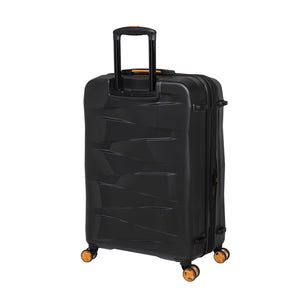 Elevate 27" Hardside Checked 8 Wheel Expandable Spinner (Black)