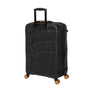 Elevate 32" Hardside Checked 8 Wheel Expandable Spinner (Black)