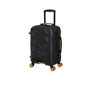 Elevate 3 Piece Hardside 8 Wheel Expandable Spinner Set (Black)