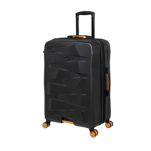 Elevate 27" Hardside Checked 8 Wheel Expandable Spinner (Black)