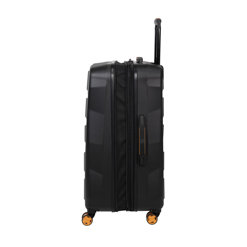 Elevate 32" Hardside Checked 8 Wheel Expandable Spinner (Black)