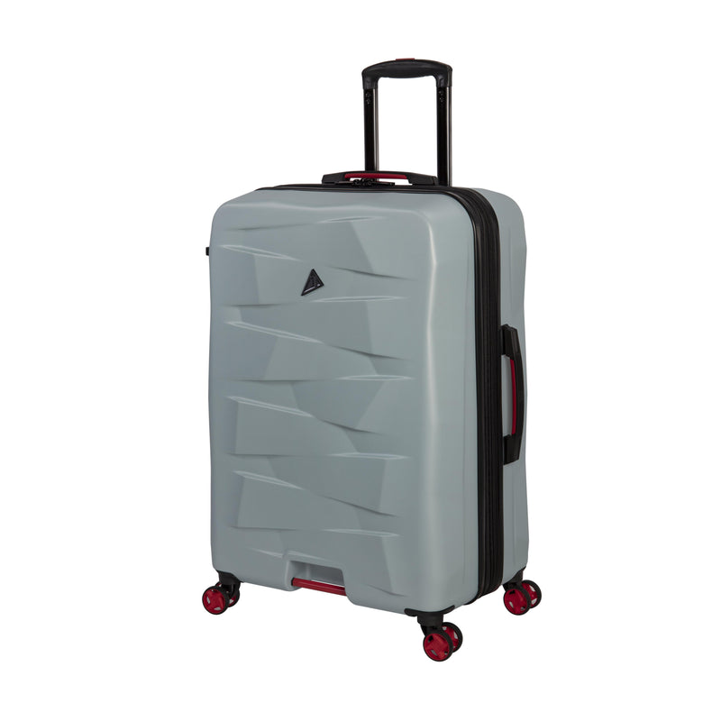 Elevate 3 Piece Hardside 8 Wheel Expandable Spinner Set (Ice Blue)