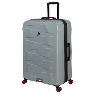 Elevate 32" Hardside Checked 8 Wheel Expandable Spinner (Ice Blue)