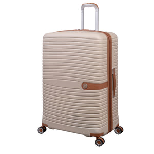 Encompass 3 Piece Hardside 8 Wheel Expandable Spinner Set (Cream)