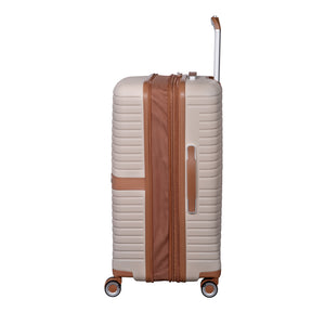 Encompass 31" Hardside Checked 8 Wheel Expandable Spinner (Cream)