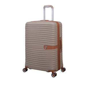 Encompass 27" Hardside Checked 8 Wheel Expandable Spinner (Sandy Skin)