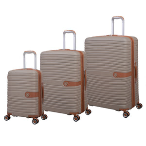 Encompass 3 Piece Hardside 8 Wheel Expandable Spinner Set (Sandy Skin)