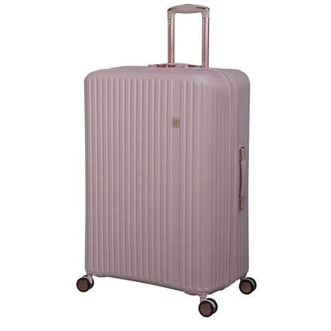 Luxuriant 31" Hardside Checked 8 Wheel Expandable Spinner (Prada Pink)