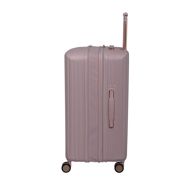 Luxuriant 31" Hardside Checked 8 Wheel Expandable Spinner (Prada Pink)
