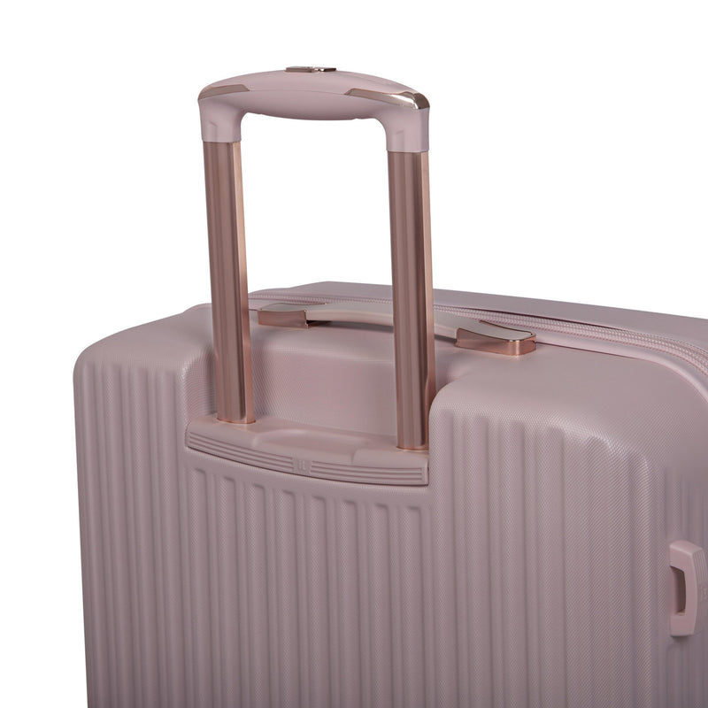 Luxuriant 31" Hardside Checked 8 Wheel Expandable Spinner (Prada Pink)