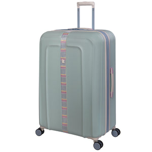 Jupiter 32" Hardside Checked 8 Wheel Expandable Spinner (Fair Aqua)
