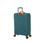 Beach Stripes 22" Softside Carry-On 8 Wheel Spinner (Teal / Navy)