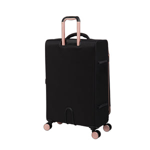 Divinity II 32" Softside Checked 8 Wheel Spinner (Black)