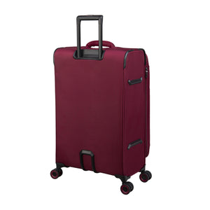 Precursor 28" Softside Checked 8 Wheel Expandable Spinner (Dark Red)