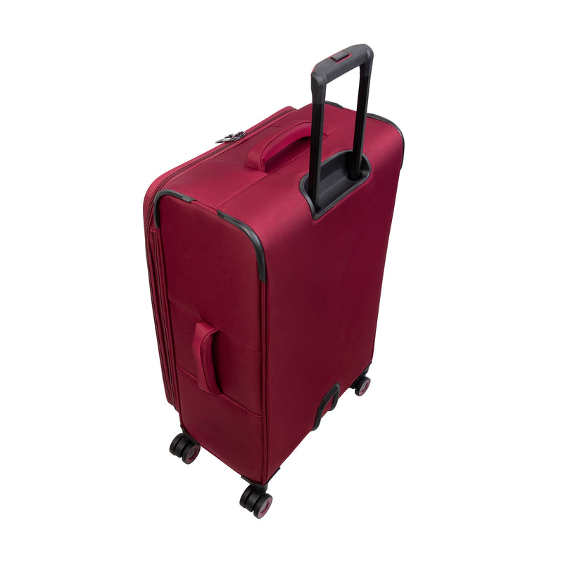 Precursor 22" Softside Carry On 8 Wheel Expandable Spinner (Dark Red)