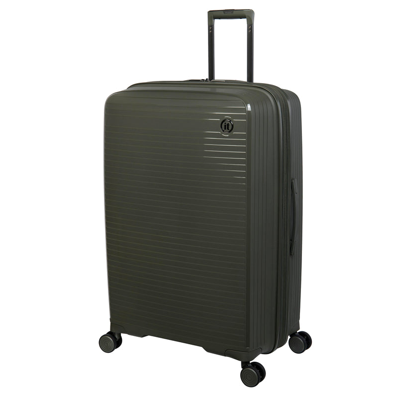 Spontaneous 29" Hardside Checked 8 Wheel Expandable Spinner (Olive Night)