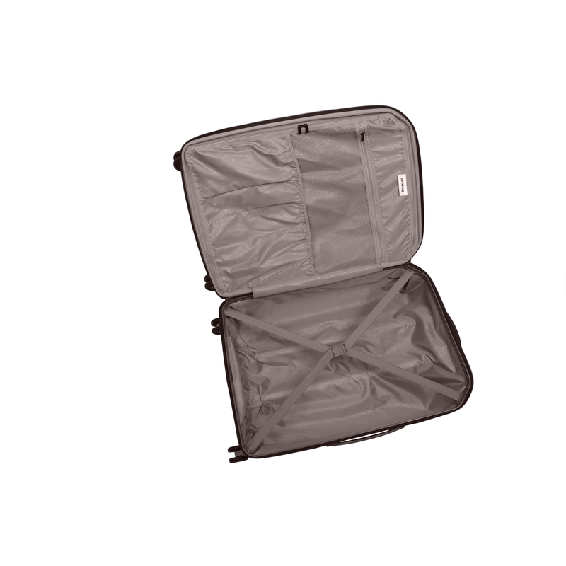 BRITBAG Gannett 3 Piece Hardside 8 Wheel Expandable Spinner Set (Falcon Haze)