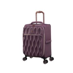 Enliven 3 Piece Softside 8 Wheel Expandable Spinner Set (Wistful Mauve)