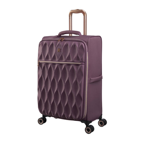 Enliven 31" Softside Checked 8 Wheel Expander Spinner (Wistful Mauve)