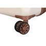 Protracting 27" Hardside Checked 8 Wheel Expandable Spinner (Cream)