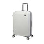 Spontaneous 27" Hardside Checked 8 Wheel Expandable Spinner (White Porcelain)