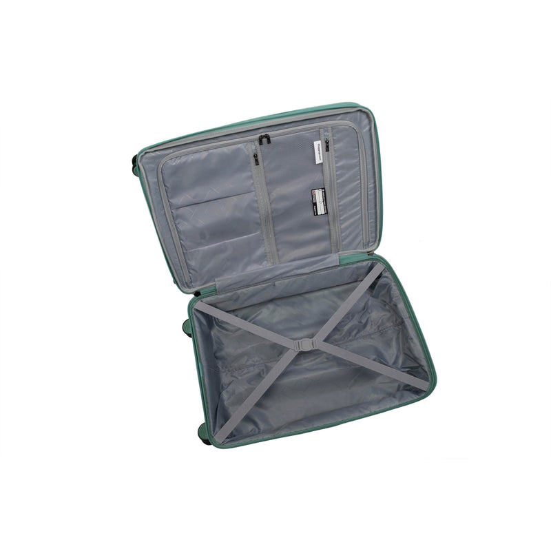 Spontaneous 3 Piece Hardside 8 Wheel Expandable Spinner Set (Feldspar)