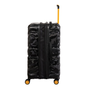 BRITBAG Okavango 22" Hardside Carry-On 8 Wheel Expandable Spinner (Black)