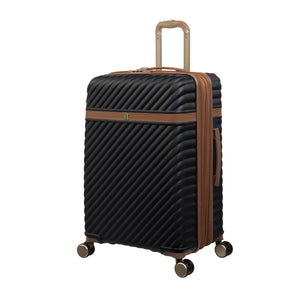 Sandringham 28" Hardside Checked 8 Wheel Expandable Spinner (Black)