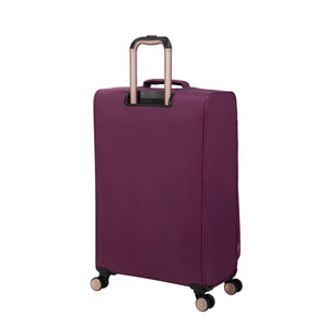 Bewitching 28" Softside Checked 8 Wheel Spinner (Purple Potion)