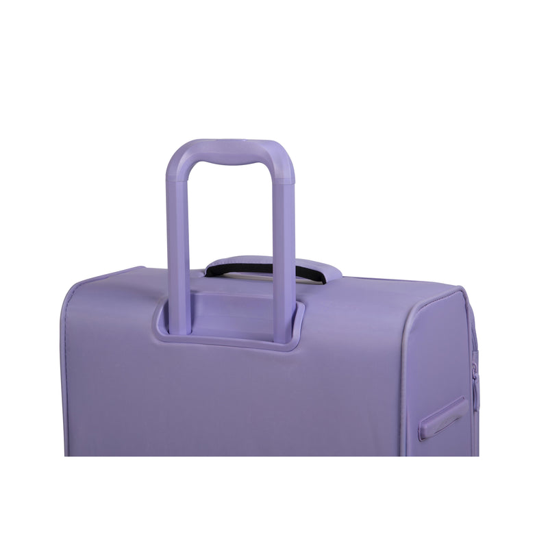 Lustrous 22" Softside Carry-On 8 Wheel Spinner (Lavender)