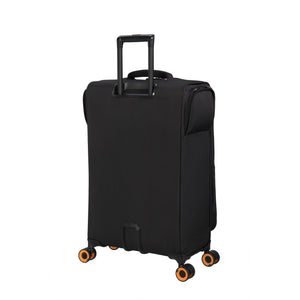 Simultaneous 31" Softside Checked 8 Wheel Expandable Spinner (Black)