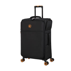 Simultaneous 27" Softside Checked 8 Wheel Expandable Spinner (Black)