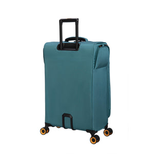 Simultaneous 27" Softside Checked 8 Wheel Expandable Spinner (Harbour Blue)