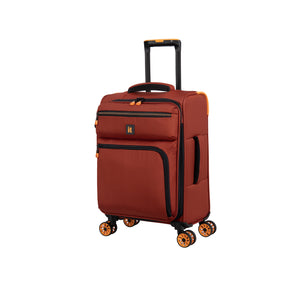 Compartment 21" Softside Carry-On 8 Wheel Spinner (Brown)