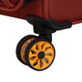 Compartment 28" Softside Checked 8 Wheel Spinner (Brown)