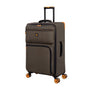 Compartment 3 Piece Softside 8 Wheel Expandable Spinner Set (Falcon Haze)