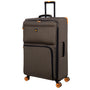 Compartment 3 Piece Softside 8 Wheel Expandable Spinner Set (Falcon Haze)